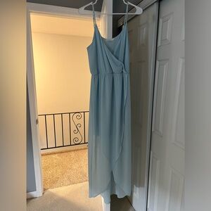 Lush Light Blue Maxi Dress